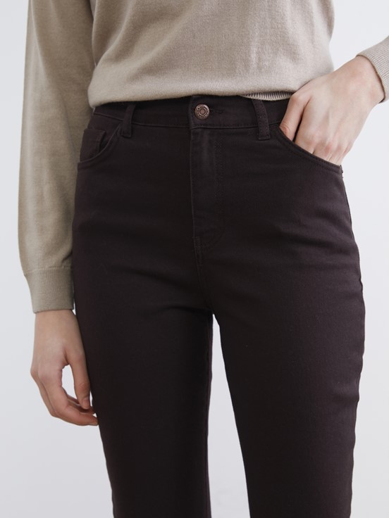 Jean Pantolon KOYU KAHVERENGİ