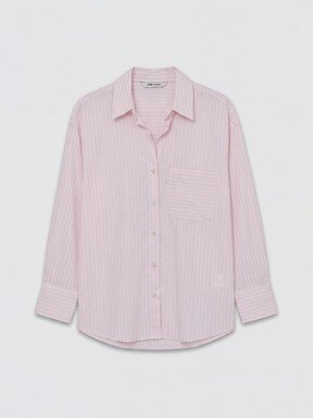Gömlek AÇIK PEMBE ÇİZGİLİ