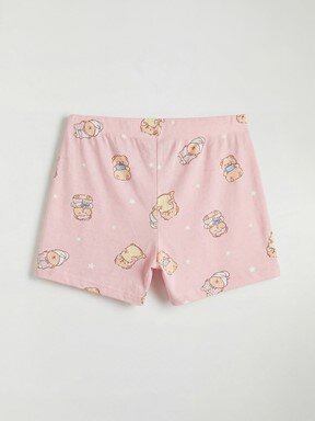 Şortlu Pijama Takımı PEMBE BASKILI