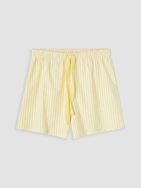 Şortlu Pijama Takımı SARI BASKILI