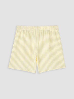 Şortlu Pijama Takımı SARI BASKILI