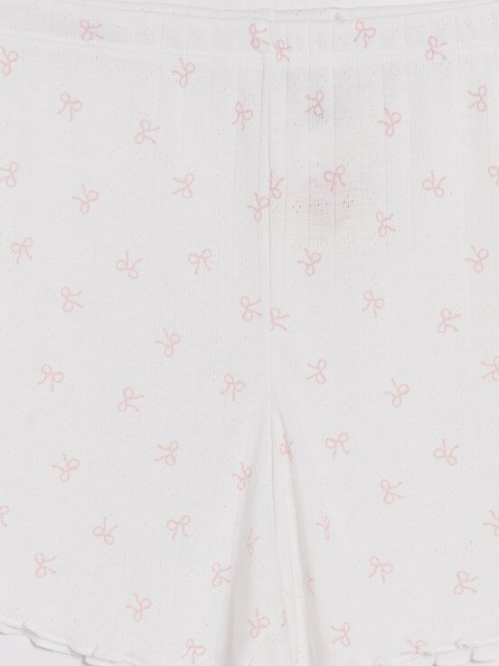 Pijama Alt EKRU BASKILI