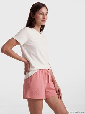 Pijama Alt EKRU BASKILI