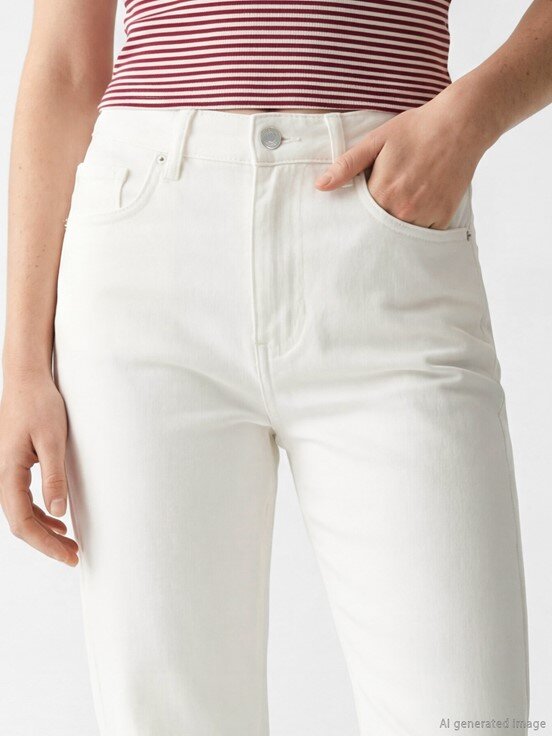 Jean Pantolon BUXE BEYAZI