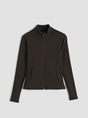 Fermuarlı Sweatshirt YENİ SİYAH