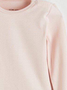 Çıtçıtlı Body AÇIK PEMBE