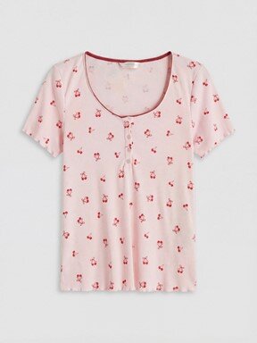 Pijama Takım AÇIK PEMBE BASKILI