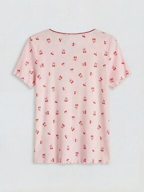 Pijama Takım AÇIK PEMBE BASKILI