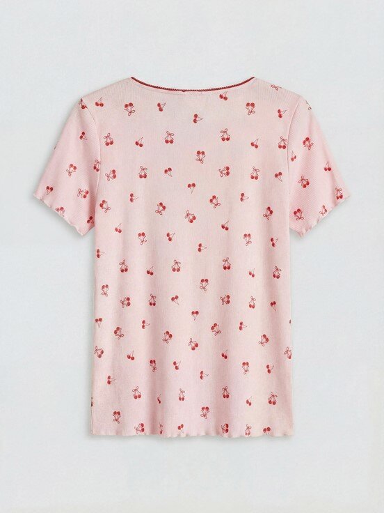 Pijama Takım AÇIK PEMBE BASKILI
