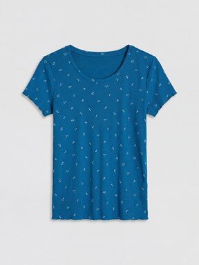 Pijama Takım KOYU MAVİ BASKILI