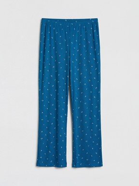 Pijama Takım KOYU MAVİ BASKILI
