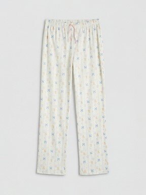 Pijama Takım EKRU BASKILI