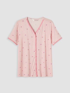 Pijama Takım PEMBE BASKILI