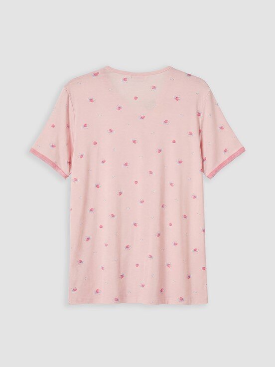 Pijama Takım PEMBE BASKILI