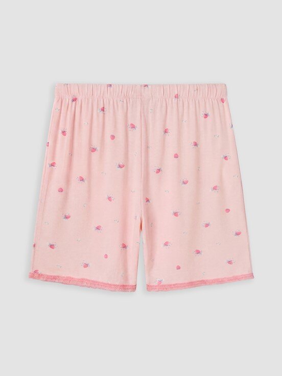 Pijama Takım PEMBE BASKILI