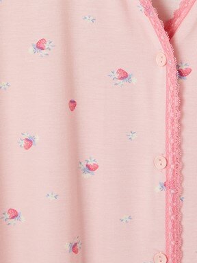 Pijama Takım PEMBE BASKILI