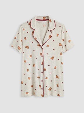 Pijama Takım YULAF EZMESİ MELANJ