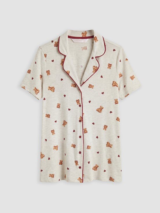 Pijama Takım YULAF EZMESİ MELANJ