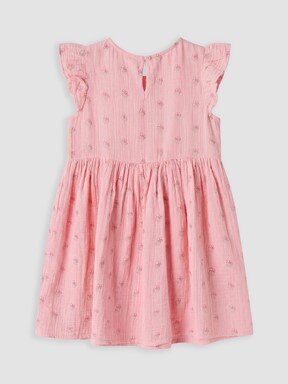 Elbise PEMBE BASKILI