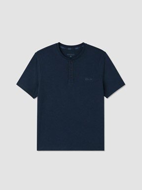 Şortlu Pijama Takımı LACİVERT BASKILI