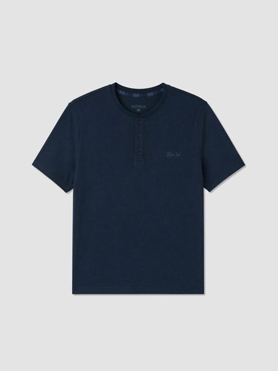 Şortlu Pijama Takımı LACİVERT BASKILI