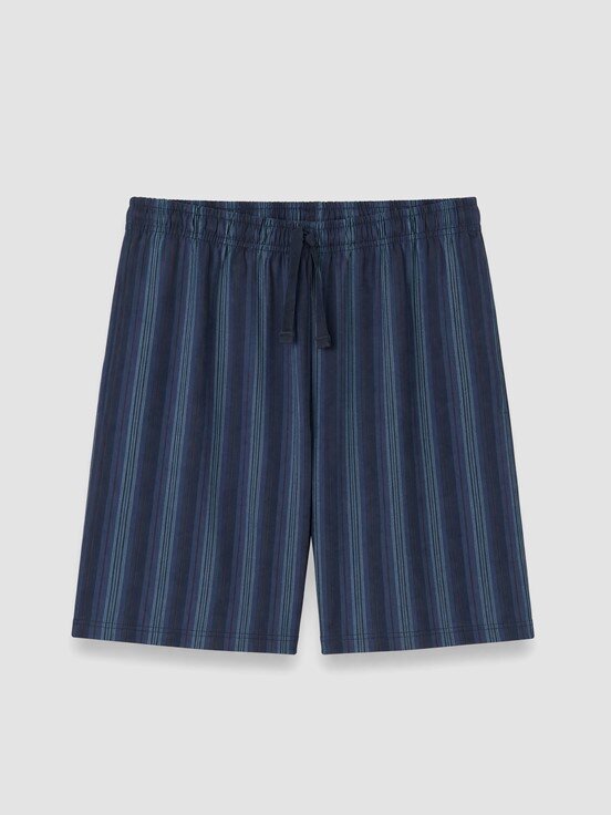 Şortlu Pijama Takımı LACİVERT BASKILI