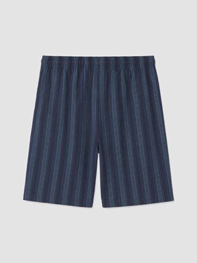 Şortlu Pijama Takımı LACİVERT BASKILI