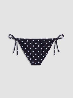 Bikini Alt SİYAH BASKILI