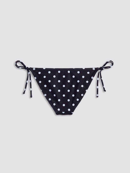 Bikini Alt SİYAH BASKILI