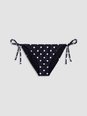 Bikini Alt SİYAH BASKILI