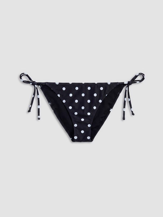 Bikini Alt SİYAH BASKILI