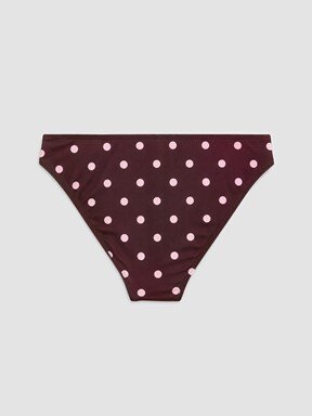 Bikini Alt KAHVERENGİ BASKILI
