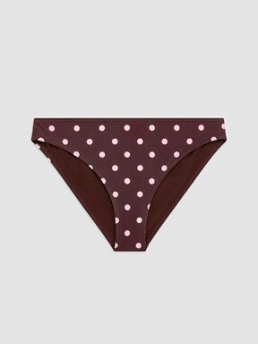 Bikini Alt KAHVERENGİ BASKILI