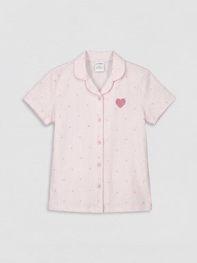 Şortlu Pijama Takımı PEMBE BASKILI