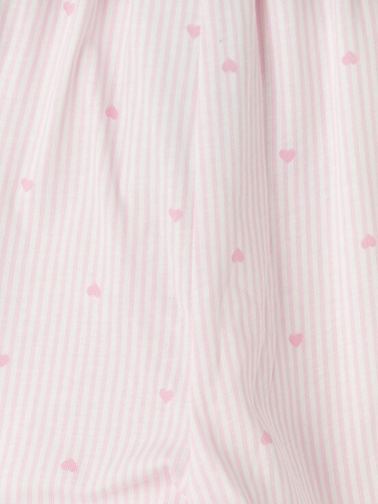 Şortlu Pijama Takımı PEMBE BASKILI