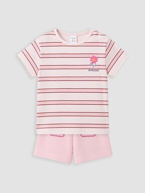 Takım AÇIK PEMBE ÇİZGİLİ