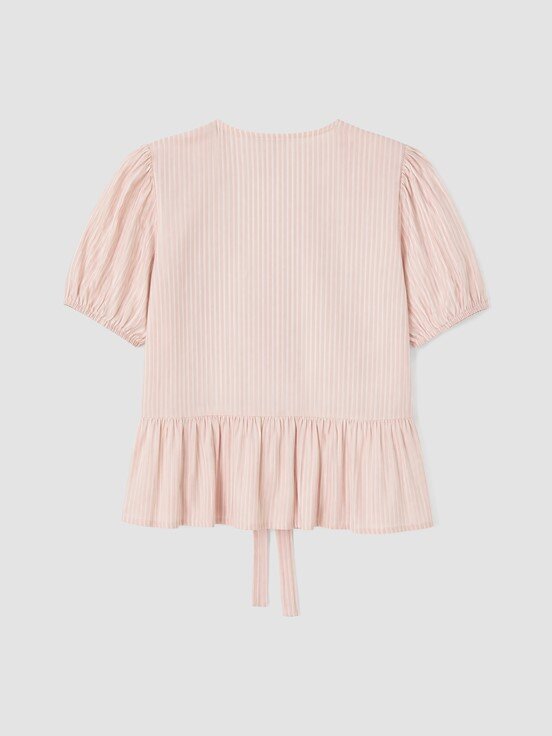 Bluz PEMBE ÇİZGİLİ