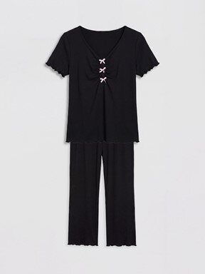 Pijama Takım KAHVERENGİ