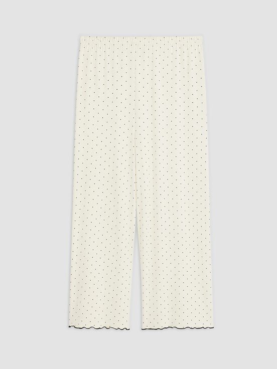Kaprili Pijama Takımı EKRU BASKILI