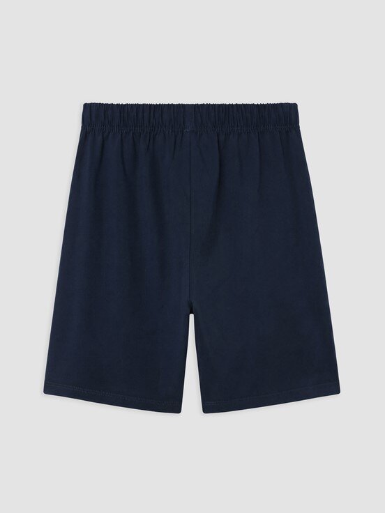 Şortlu Pijama Takımı ORTA MAVİ BASKILI