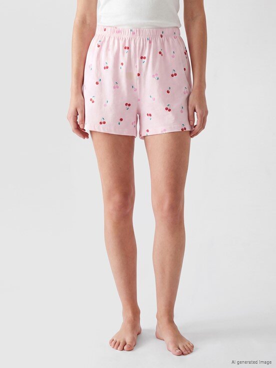 Pijama Alt AÇIK PEMBE BASKILI