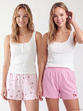 Pijama Alt AÇIK PEMBE BASKILI