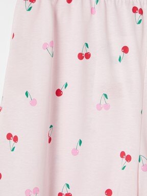 Pijama Alt AÇIK PEMBE BASKILI