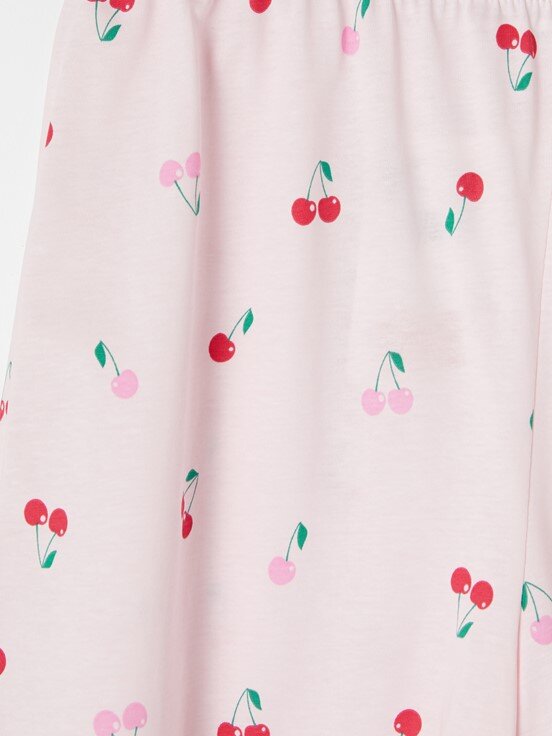 Pijama Alt AÇIK PEMBE BASKILI