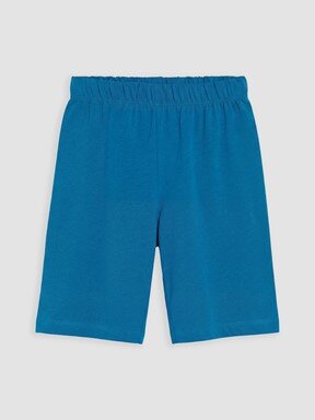 Şortlu Pijama Takımı BEYAZ BASKILI