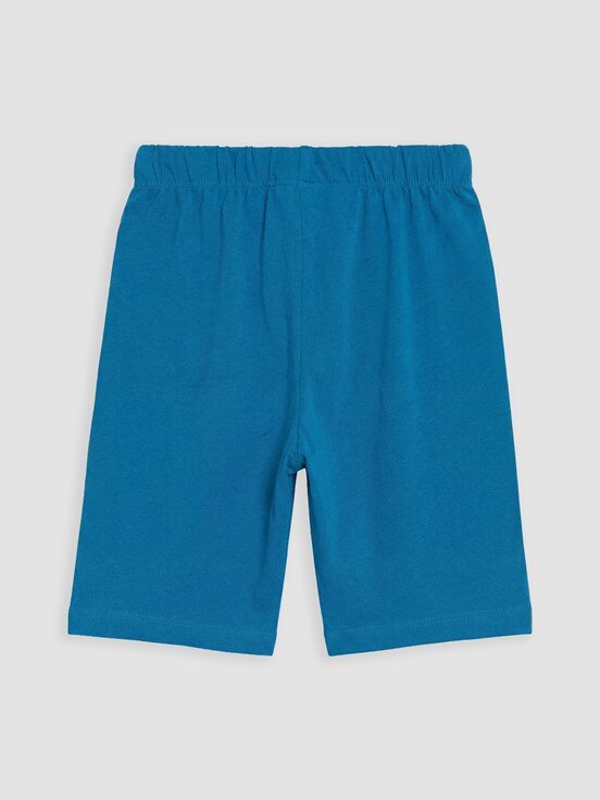 Şortlu Pijama Takımı BEYAZ BASKILI