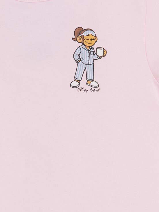 Şortlu Pijama Takımı PEMBE LEYLAK