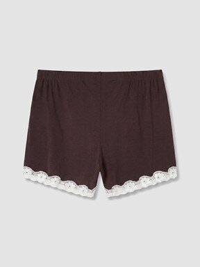 Şortlu Pijama Takımı KAHVERENGİ