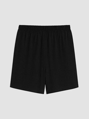 Şortlu Pijama Takımı YENİ SİYAH