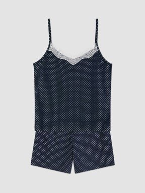 Şortlu Pijama Takımı YENİ SİYAH